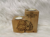Personalised Family Tree Tea Light Holder - A Heartwarming Tribute to Your Roots