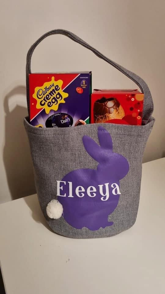 Personalised Easter Egg hunt Bags