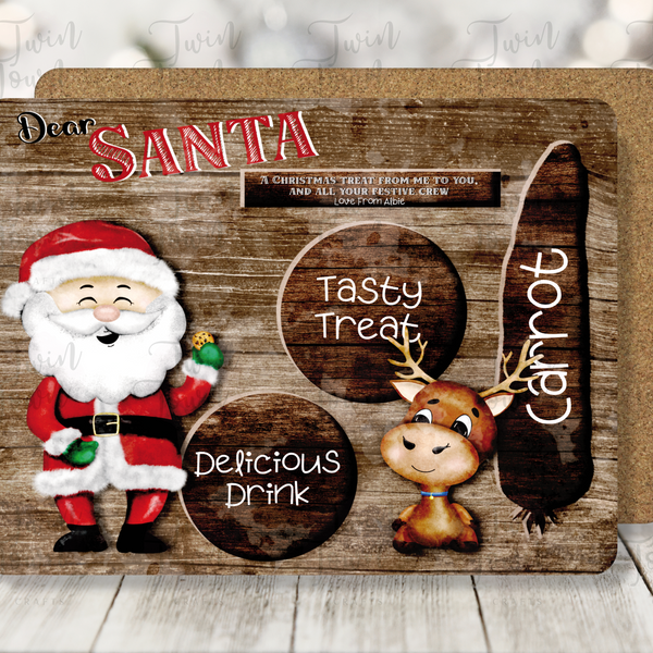 Personalised Santa Treat Board