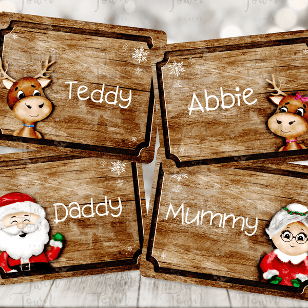 Festive friends Christmas Placemats (Set of 4) - Twin Town Crafts