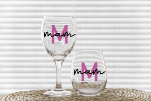 Personalised Mam Glass - Twin Town Crafts