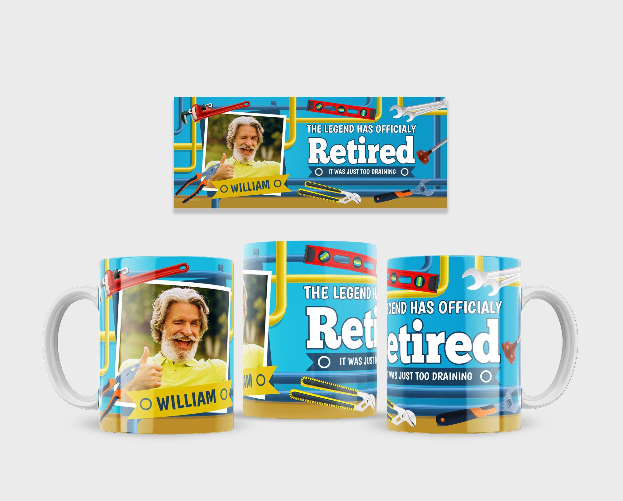 Retirement Electrician/ Plumber 11oz photo mug