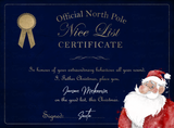 Santa/ Father christmas Nice/Naughty list certificates