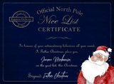 Santa/ Father christmas Nice/Naughty list certificates