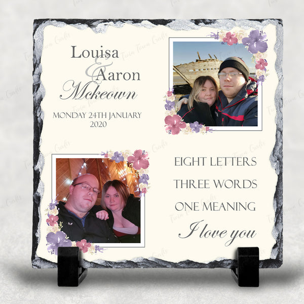 Personalised photo slate