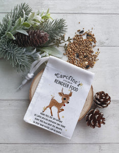 Personalised Reindeer food bag