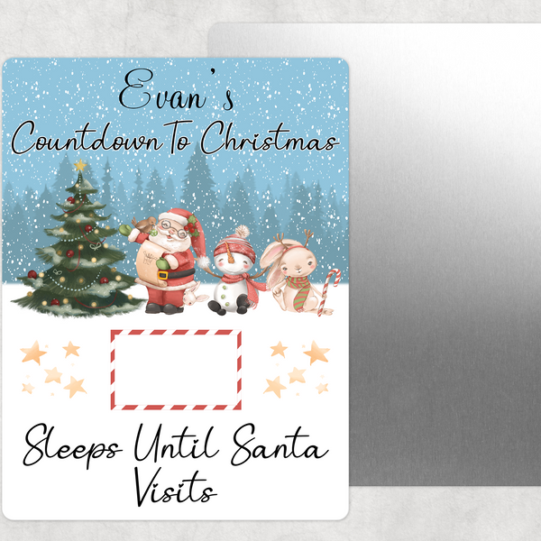 Santa and friends Countdown to Christmas (Father christmas/Santa available)