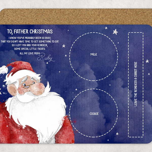 Personalised Santa Treat Board