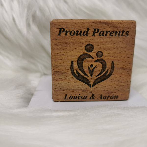 Personalised Hardwood Building Block - A Timeless Keepsake for Life’s Milestones