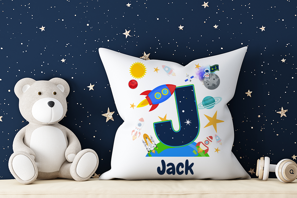 Personalised Childrens Space pillow