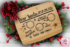 Santa Tray ( Wooden ) - Twin Town Crafts