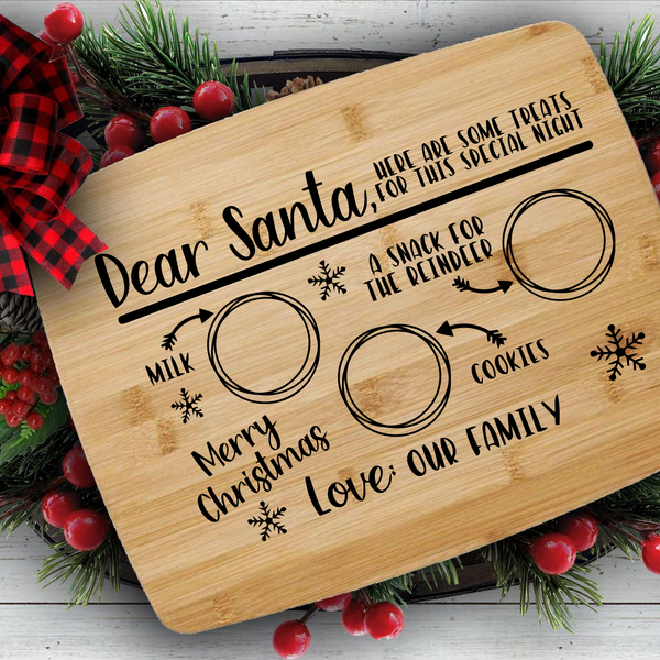 Santa Tray ( Wooden ) - Twin Town Crafts