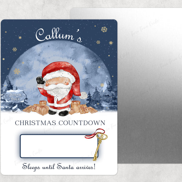 Personalised Santa Christmas Countdown