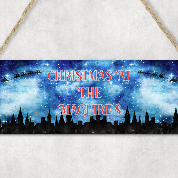 Personalised Christmas Plaque