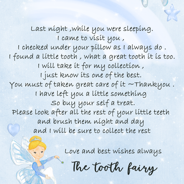 Magical Moments - Personalised Tooth Fairy Letter