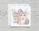 Bunny kisses, Easter wishes card - Twin Town Crafts