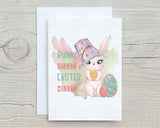 Bunny kisses, Easter wishes card - Twin Town Crafts
