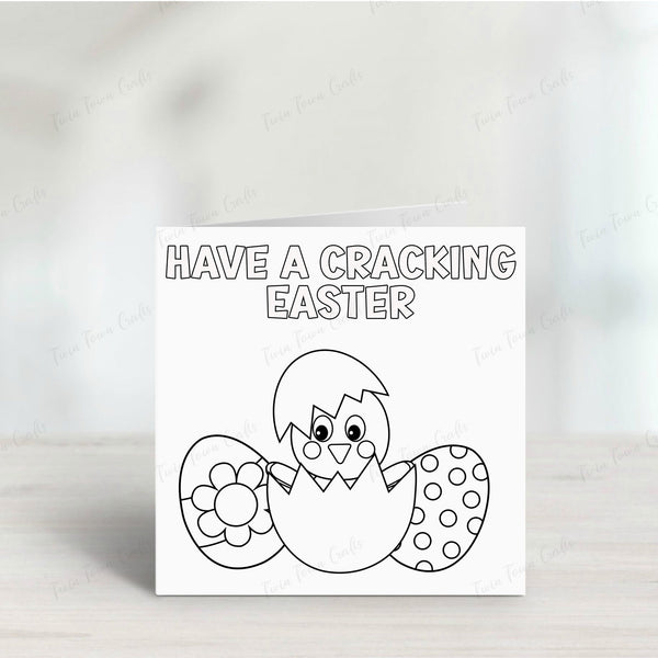 Colour In Easter cards - 4 different styles to choose from