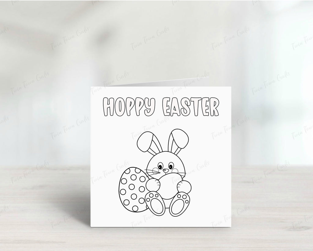 Colour In Easter cards - 4 different styles to choose from