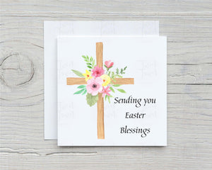 Sending You Easter Blessings Card - Twin Town Crafts