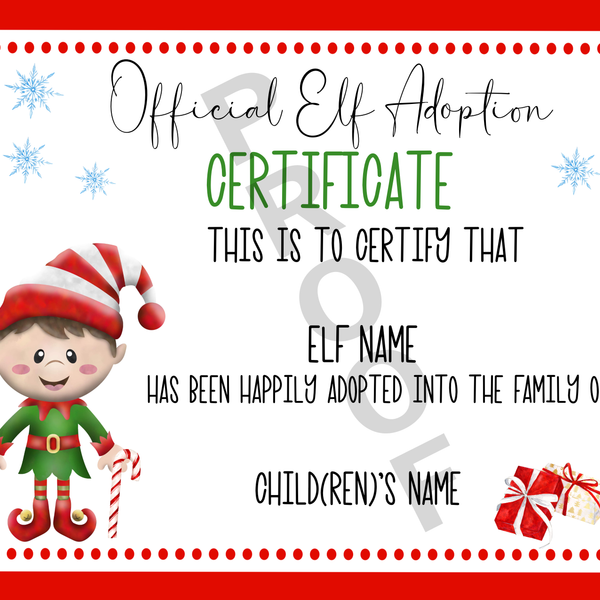 Santa Certificates - Twin Town Crafts