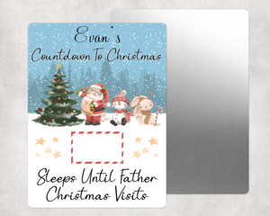 Santa and friends Countdown to Christmas (Father christmas/Santa available)