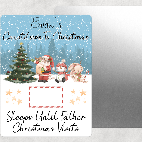 Santa and friends Countdown to Christmas (Father christmas/Santa available)