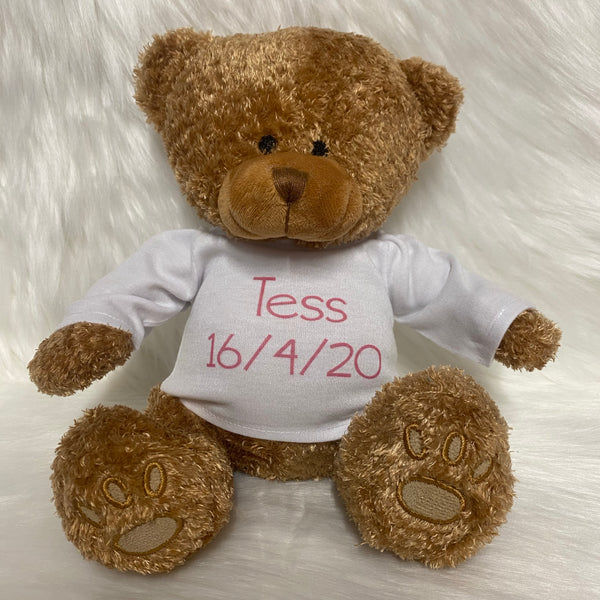 Personalised teddy