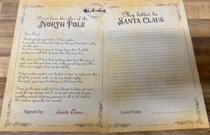 Letter to Santa and letter from Santa bundle