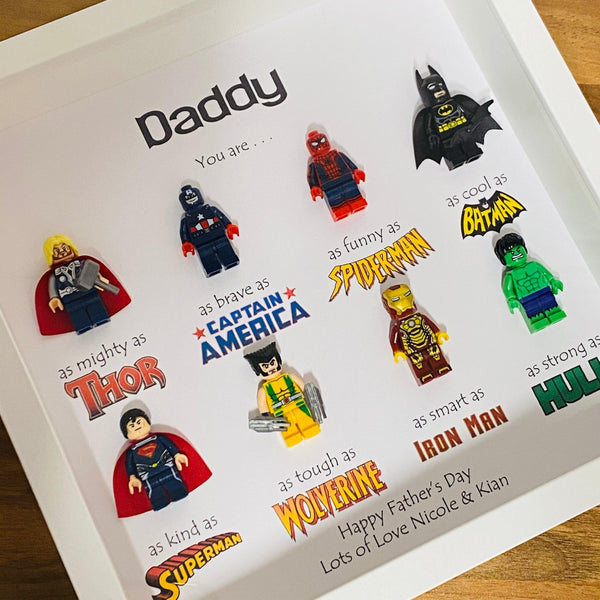 personalised-superhero-frame-minifigures