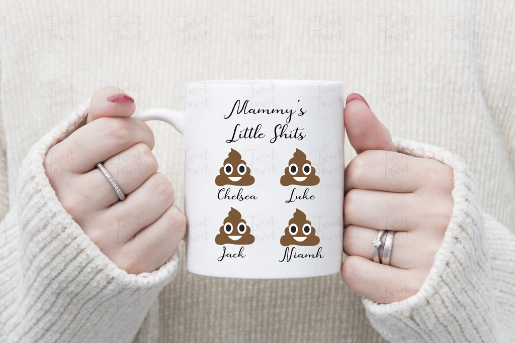 Mammy's Little shits Mug - Twin Town Crafts