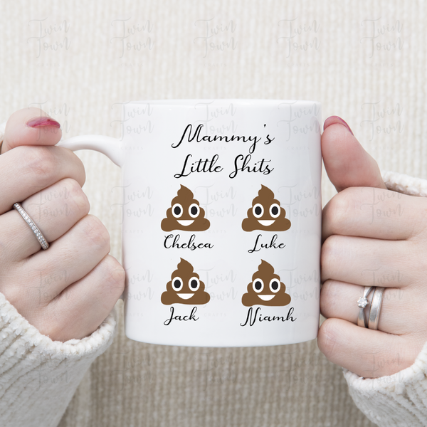 Mammy's Little shits Mug - Twin Town Crafts
