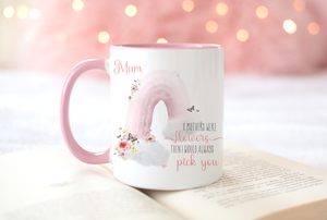 Pink Butterfly mug 11oz Mothers Day