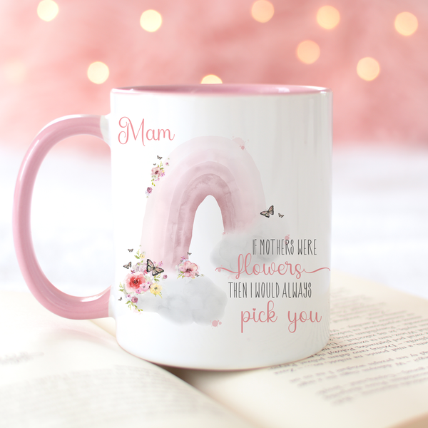 Pink Butterfly mug 11oz Mothers Day