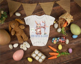 My First easter vest boy map bunny - Twin Town Crafts