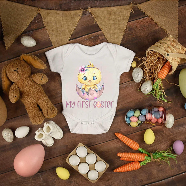 My First easter vest Girl Chick - Twin Town Crafts