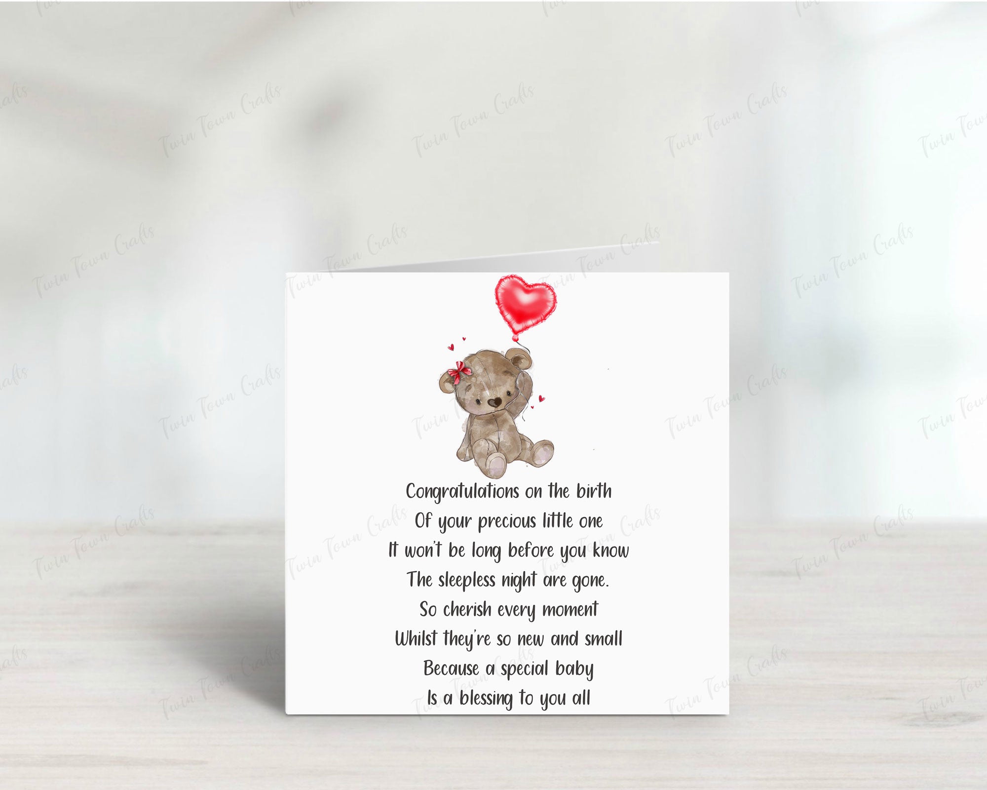 Congratulations on your new baby card