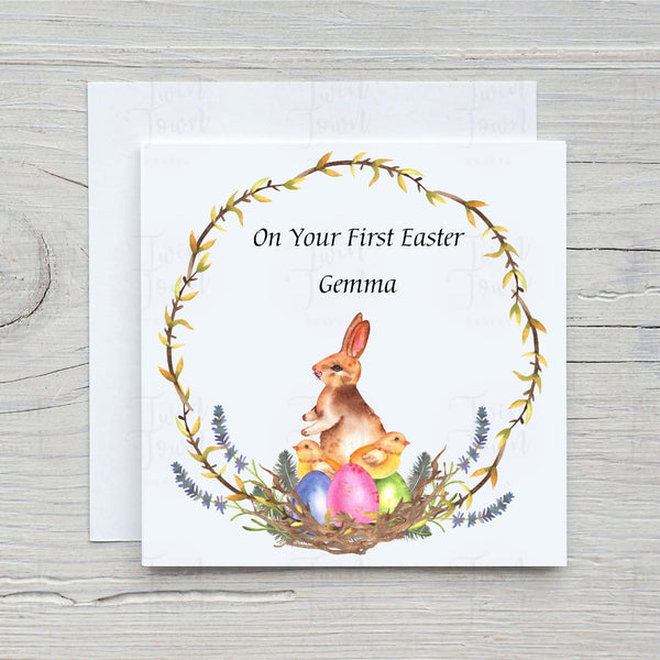 On your first easter Card - Twin Town Crafts