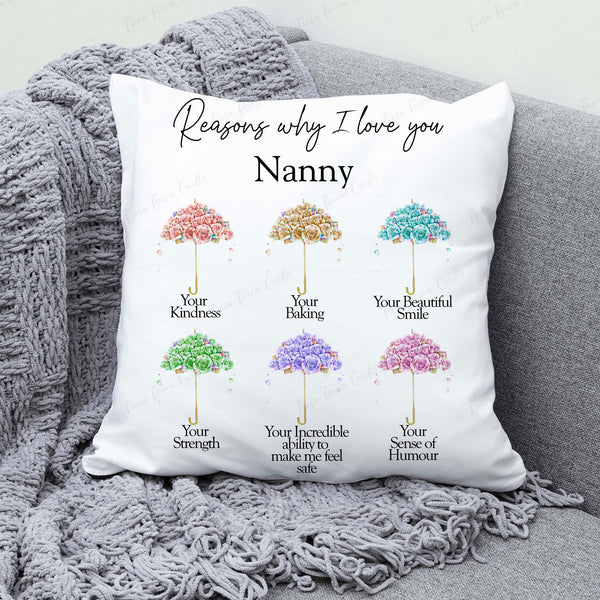 Reasons why I love you pillow