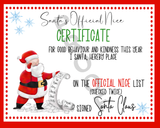 Santa Certificates - Twin Town Crafts