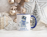 Personalised Snowman 11oz Christmas movie mug