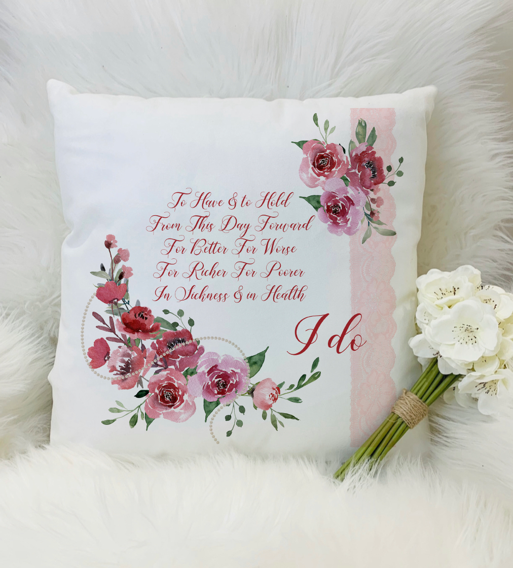 Wedding 'I do' Pillow