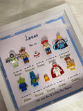 Toy Story Lego Frame - Twin Town Crafts